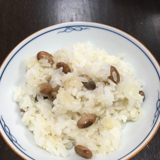 煎り大豆おこわ（煎り大豆ご飯）